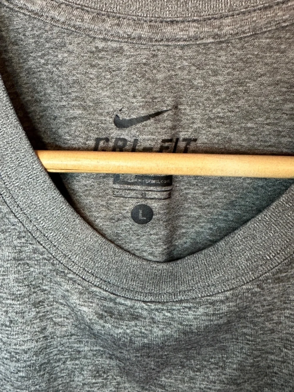 Gray Nike USA Lacrosse T Shirt Size Large